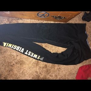 WVU Full Length Victoria’s Secret Leggings